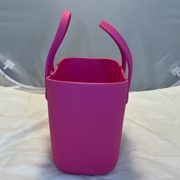 Barbie Hot Pink Silicone Tote with Playful Charms - Picture 3 of 9